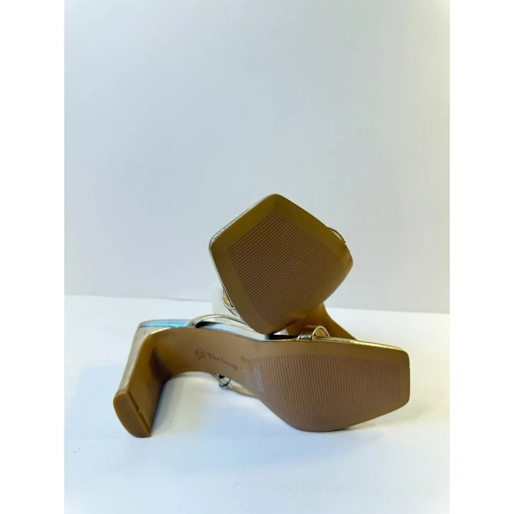 The Drop Womens Heels Gold US 9